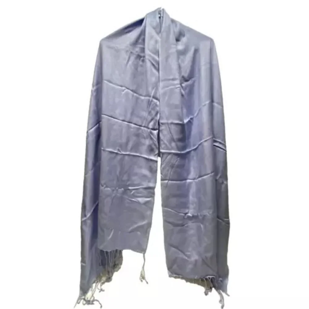 Pashmina Scarf Wrap Shawl Women's Multi Style Wear‎ OSFM Sweet Lilac Fringe NWT